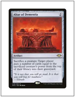 1x Altar of Dementia, Magic the Gathering, MTG NM - Image 1
