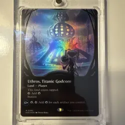 Foil - Uthros, Titanic Godcore (Borderless) - 285 / NM / MTG Pack to Case - Image 1