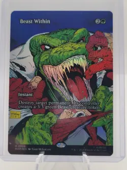 MTG, Beast Within (#0033), Marvel's Spider-Man, Foil, NM Full Art - Mythic - Image 1