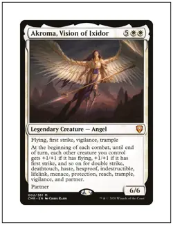 1x Akroma, Vision of Ixidor, Magic the Gathering, MTG NM - Image 1