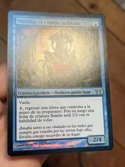 Meloku the Clouded Mirror FOIL Spanish Mtg MISPRINT • Mostly Clean NM- • (1878) - Image 2