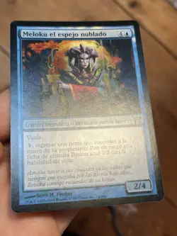 Meloku the Clouded Mirror FOIL Spanish Mtg MISPRINT • Mostly Clean NM- • (1878) - Image 3