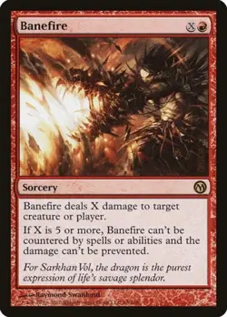 Banefire - Light Play MTG Duels of the Planeswalkers - Image 1