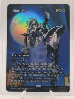 MTG Spider-man Source Material Nine Lives FOIL Mythic 0003 - Image 1