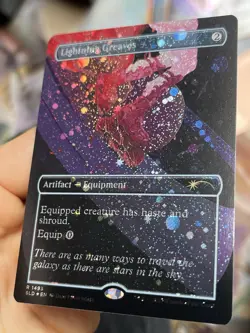 Lightning Greaves • Galaxy Foil NM / Unplayed Secret Lair 1493 • Mtg (1879) - Image 1