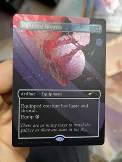 Lightning Greaves • Galaxy Foil NM / Unplayed Secret Lair 1493 • Mtg (1879) - Image 3