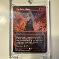 Nibelheim Aflame (Borderless) [FINAL FANTASY] Magic MTG - Image 1