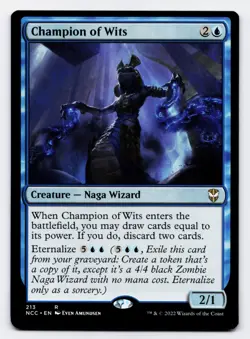Champion of Wits [213] NCC Rare Non-Foil [MTG Card English] - Image 1