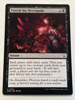 Unseal the Necropolis (C) MTG March Of The Machine MOM - Image 1