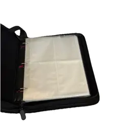 Pokemon Card Binder 4-Pocket Zip Album 3-Ring 55 Pages New - Image 4