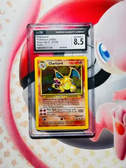Charizard Pokemon 2000 Base Set 2 4/130 Holo CGC 8.5 - Image 1