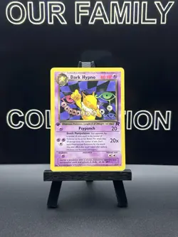 Dark Hypno #26/82 Team Rocket 1st Edition Pokemon TCG Regular WOTC LP - Image 1