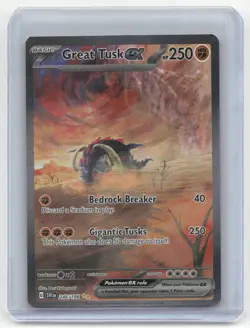 2023 Pokemon Great Tusk EX Scarlet & Violet #246/198 Near Mint - Image 1