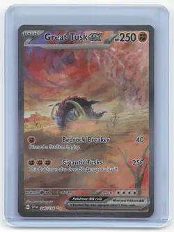 2023 Pokemon Great Tusk EX Scarlet & Violet #246/198 Near Mint - Image 1