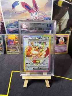 TCG 2025 POKEMON PROMOS SCARLET & VIOLET BLACK STAR #174 EEVEE EX BGS 8.5 - Image 1