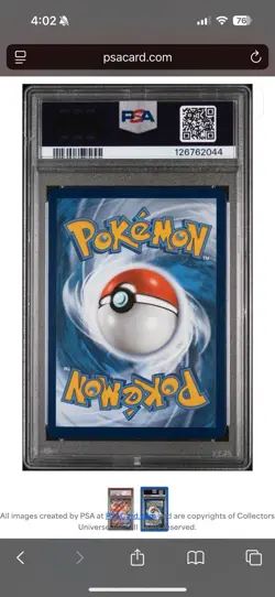 2020 POKEMON SWORD & SHIELD DARKNESS ABLAZE #020 FULL ART/CHARIZARD VMAX (PSA 8) - Image 4