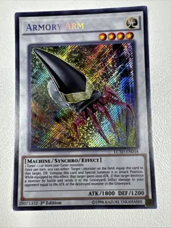 Yugioh - Armory Arm - (LC5D-EN034) Secret Rare Hold 1st Edition NM/MINT - Image 2