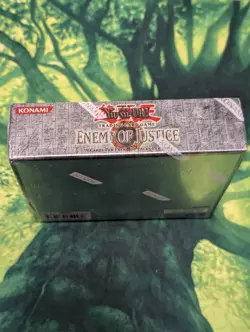 Yugioh Enemy of Justice 1st Edition Booster Box Factory Sealed - Image 4