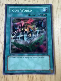 MP Yugioh Toon World Super Rare #MRL-076 1st edition - Image 1