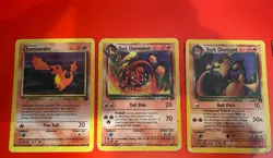 Rocket’s Dark Charizard Vintage Pokemon Card Lot WOTC - Image 1