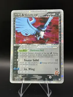 Pokemon Card-Team Rocket's Articuno EX 96/109 -R. EX Returns-ENG-Holo- MP - Image 1