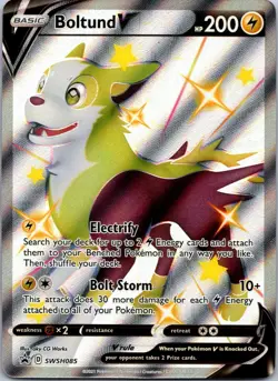Boltund V Black Star Promo - SWSH085 Sword & Shield Promos - Pokemon TCG Card NM - Image 5