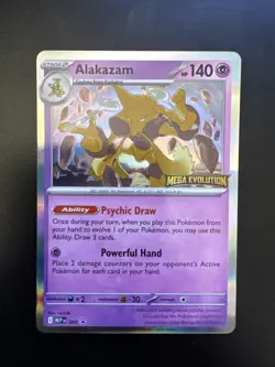 Alakazam 003 [Stamped] MEP: Mega Evolutions Promo English Pokemon Card NM - Image 1