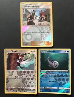 6 X Sun & Moon Base SM REVERSE HOLO Pokemon Cards Bundle Brionne 40/149 Spearow - Image 3