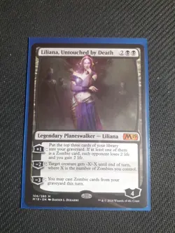 Liliana, untouched by death, mythic planeswalker Magic the Gathering Card. - Image 1