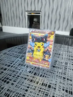 🔥Pikachu Poncho Mega Charizard X Poncho CUSTOM Pokemon Japanese Card 207 XY-P⚡ - Image 5