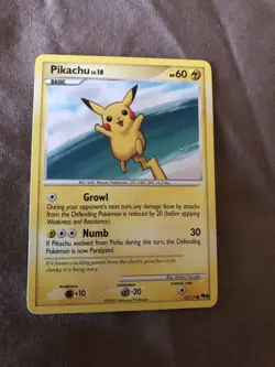 POKEMON CARD - POP SERIES 9 PROMO - PIKACHU 15/17 - NM - Image 1