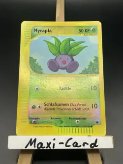Pokemon Karte/card - Myrapla Oddish 122/165 Expedition Set - Reverse Holo Exc - Image 2