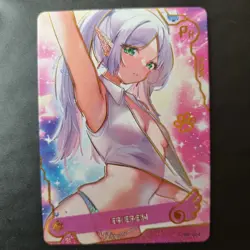 PR-004 Frieren Beyond Journey's End Goddess Story Anime Waifu Holo Card - Image 1