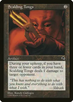 Scalding Tongs Tempest PLD Artifact Rare MAGIC THE GATHERING CARD ABUGames - Image 1