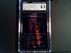 MTG Drivnod, Carnage Dominus Oilslick Foil CGC NM/Mint 8.5 - Image 1