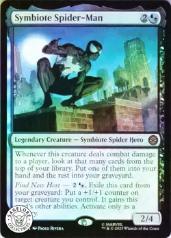 MTG Symbiote Spider-Man (156) | NM Foil | Spider-Man (SPM) - Image 1
