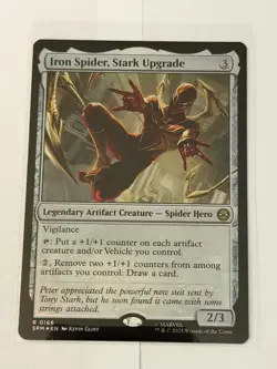 Iron Spider, Stark Upgrade Marvel's Spider-Man Foil 166 - Image 1