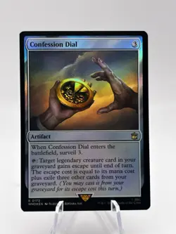 Confession Dial 0173 Foil Universes Beyond: Doctor Who WHO MTG NM - Image 1