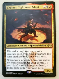 1x Chainer, Nightmare Adept Modern Horizons 2 MH2 Magic the Gathering MTG NM - Image 1