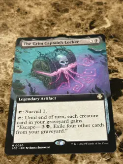 THE GRIM CAPTAIN'S LOCKER Magic MTG Lost Caverns of Ixalan Extended Art - Image 1