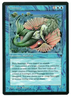 SEASINGER - FALLEN EMPIRES 1994 MAGIC THE GATHERING MTG - Image 1