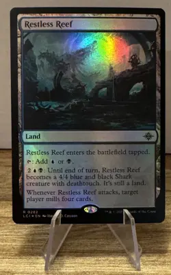 MTG The Lost Caverns of Ixalan Restless Reef #282 Rare Foil NM A - Image 1