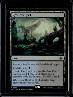 Restless Reef - 282 - Foil - LCI - NM - MTG Magic the Gathering - Image 1