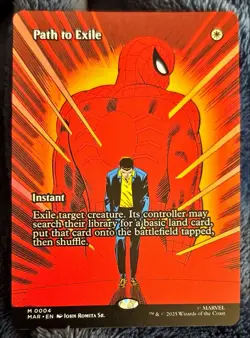 Path to Exile - #04 (Borderless) Spider Man Regular - Mtg - Image 1