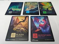 MTG - FULL ART FOIL land set - Lost Caverns of Ixalan - Image 2