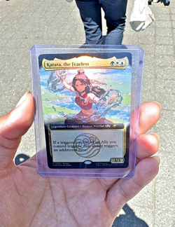 SDCC 2025 Exclusive MTG Promo - Katara, the Fearless (Avatar x Magic Crossover) - Image 1