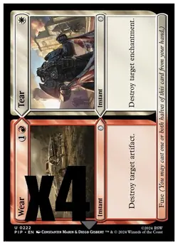 MTG | Wear // Tear (x4 Playset) | (NM) Universes Beyond: Fallout - Image 1