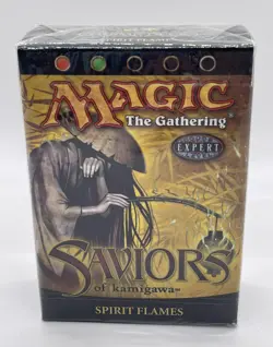 MTG Magic the Gathering Saviors of Kamigawa Spirit Flames Deck *Sealed WotC 2005 - Image 1