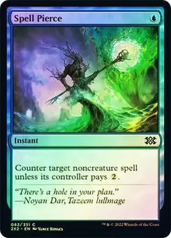 MTG - Spell Pierce - Foil - Double Masters 2022 - Magic - Image 1