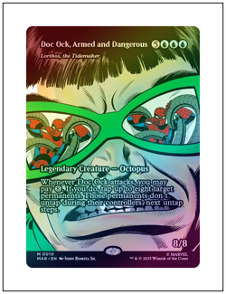 1x Doc Ock, Armed and Dangerous, Foil, Spider-Man Marvel Magic, MTG NM - Image 1